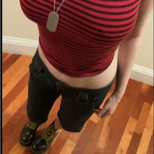 Vintage y2k boom boom jeans capris